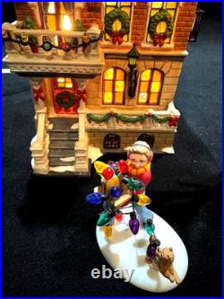 Department 56 Christmas in the City Parkside Holiday Brownstone #58937 Lit Department 56 Christmas in the City Parkside Holiday Brownstone #58937 Lit