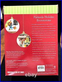 Department 56 Christmas in the City Parkside Holiday Brownstone #58937 Lit Department 56 Christmas in the City Parkside Holiday Brownstone #58937 Lit