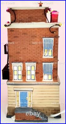 Department 56 Christmas in the City Parkside Holiday Brownstone Gift Set 58937