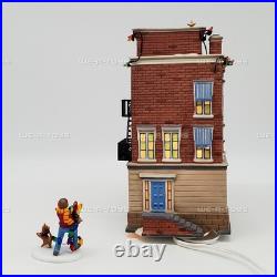 Department 56 Christmas in the City Parkside Holiday Brownstone Gift Set 58937