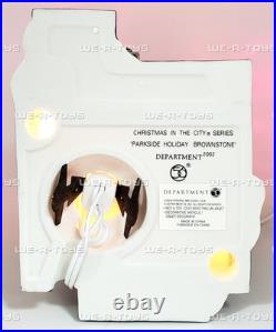 Department 56 Christmas in the City Parkside Holiday Brownstone Gift Set 58937