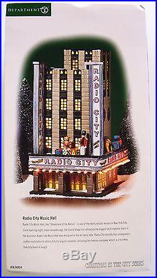 Department 56 Christmas in the City Radio City Music Hall #56.58924 NIB