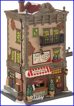 Department 56 Christmas in the City Sal'S Pizza and Pasta Village Lit Building