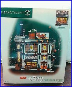 Department 56 Christmas in the City Series Coca Cola Bottling Company NIB 59258