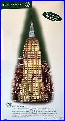 Department 56 Christmas in the City Series Empire State Building Never Displayed