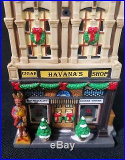 Department 56 Christmas in the City Series Havana's Cigar Shop