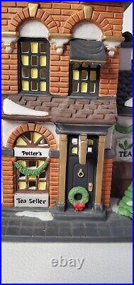 Department 56 Christmas in the City Series Potter's Tea House RETIRED RARE