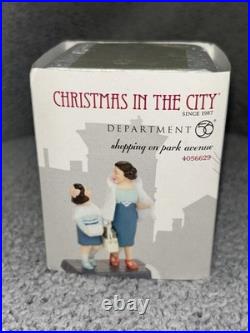 Department 56 Christmas in the City Shopping On Park Avenue! HTF! Rare! SEALED