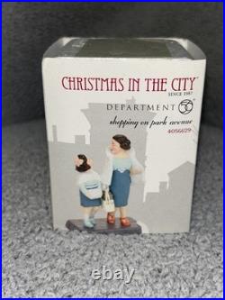 Department 56 Christmas in the City Shopping On Park Avenue! HTF! Rare! SEALED