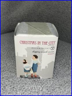 Department 56 Christmas in the City Shopping On Park Avenue! HTF! Rare! SEALED