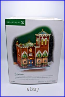 Department 56 Christmas in the City Sterling Jewelers #56.58926