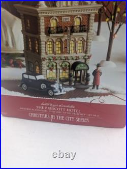 Department 56 Christmas in the City THE PRESCOTT HOTEL, Complete, No Issues