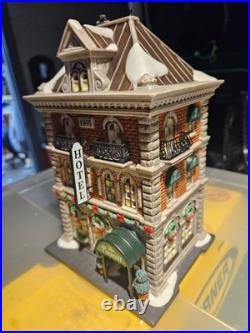 Department 56 Christmas in the City THE PRESCOTT HOTEL Complete No Issues RARE