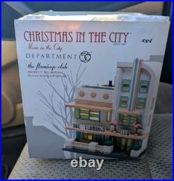Department 56 Christmas in the City The Flamingo Club SKU 4022814 USED
