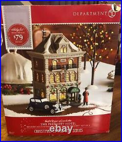 Department 56 Christmas in the City The Prescott Hotel 805536 RARE