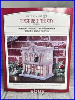 Department 56 Christmas in the City Thompson's Furniture 6011384 NEW