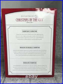 Department 56 Christmas in the City Thompson's Furniture 6011384 NEW