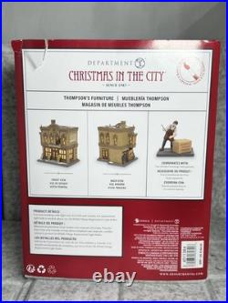 Department 56 Christmas in the City Thompson's Furniture 6011384 NEW