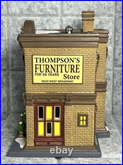 Department 56 Christmas in the City Thompson's Furniture 6011384 NEW