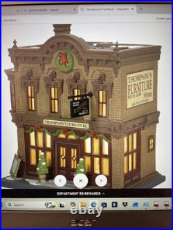 Department 56 Christmas in the City Thompson's Furniture Store Lighted Building