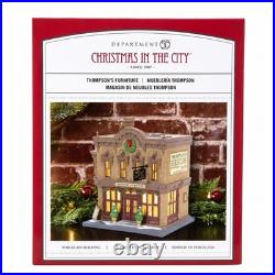 Department 56 Christmas in the City Thompson's Furniture Store NEW Village