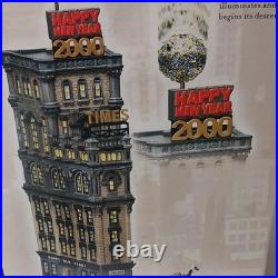 Department 56 Christmas in the City Times Tower Special Edition Illuminated 2000