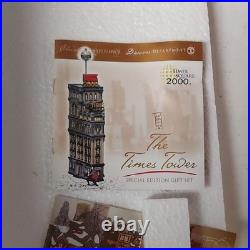 Department 56 Christmas in the City Times Tower Special Edition Illuminated 2000