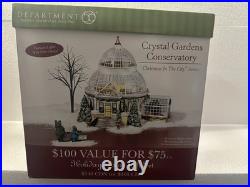 Department 56 Christmas in the City Village- Crystal Garden Conservatory