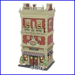 Department 56 Christmas in the City Village Uptown Chess Club Lit Building Department 56 Christmas in the City Village Uptown Chess Club Lit Building