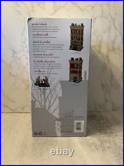 Department 56 Christmas in the City Village Uptown Chess Club Lit Building NEW