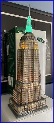 Department 56 Christmas in the city RARE CIC EMPIRE STATE BUILDING #59207