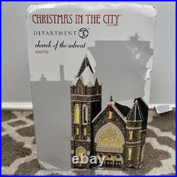 Department 56 Church Of The Advent! Christmas in the City. Rare! OPEN BOX