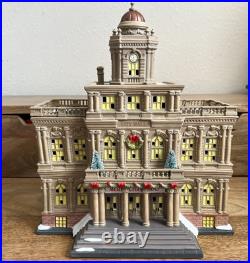 Department 56 City Hall 6011382 2023 Christmas in the City Village NIB