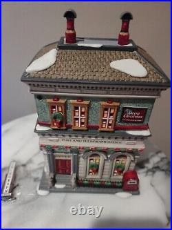 Department 56 City Post & Telegraph 59255 Christmas in the City Dept
