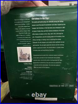 Department 56 Collectors Edition Christmas In The City Series St. Mary's Church