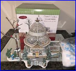 Department 56 Crystal Gardens Conservatory 59219 Christmas In The City COMPLETE