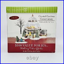 Department 56 Crystal Gardens Conservatory Christmas In The City 59219 NEW