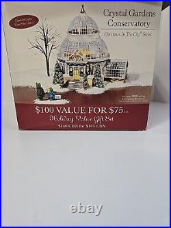 Department 56 Crystal Gardens Conservatory Christmas In The City 59219 NOS 2004