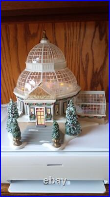 Department 56 Crystal Gardens Conservatory Christmas in The City 59219 No Snow Department 56 Crystal Gardens Conservatory Christmas in The City 59219 No Snow
