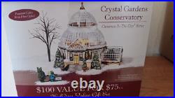 Department 56 Crystal Gardens Conservatory Christmas in The City 59219 No Snow Department 56 Crystal Gardens Conservatory Christmas in The City 59219 No Snow