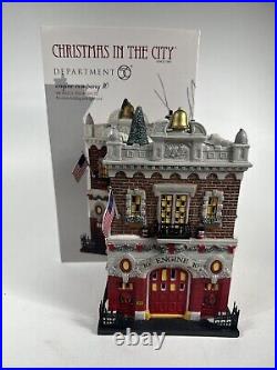 Department 56 ENGINE COMPANY 10 Christmas in the City #4020172 with Box Fire House