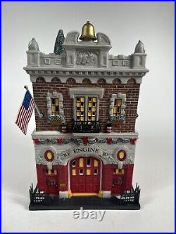 Department 56 ENGINE COMPANY 10 Christmas in the City #4020172 with Box Fire House