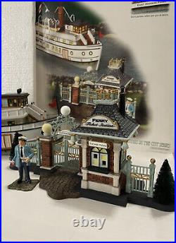 Department 56 East Harbor Ferry Set Of 3 Pieces Christmas In The City Series