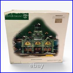 Department 56 East Harbor Ferry Terminal 59254 Christmas In The City Rare