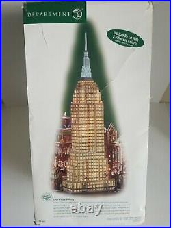 Department 56 Empire State Building Christmas In City 56.59207 NEW OPENBOX RARE
