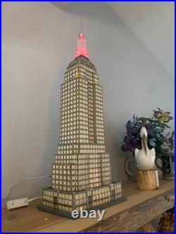 Department 56 Empire State Building Christmas in the City 56.59207 Department 56 Empire State Building Christmas in the City 56.59207