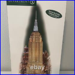 Department 56 Empire State Building Christmas in the City 56-59207 Works Flags