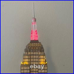 Department 56 Empire State Building Christmas in the City 56-59207 Works Flags