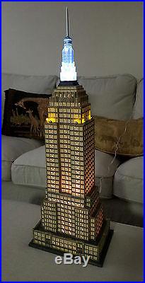 Department 56 Empire State Building Christmas in the City Village RETIRED