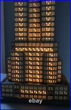 Department 56 Empire State Building Lighted Christmas In The City 59207 WORKS